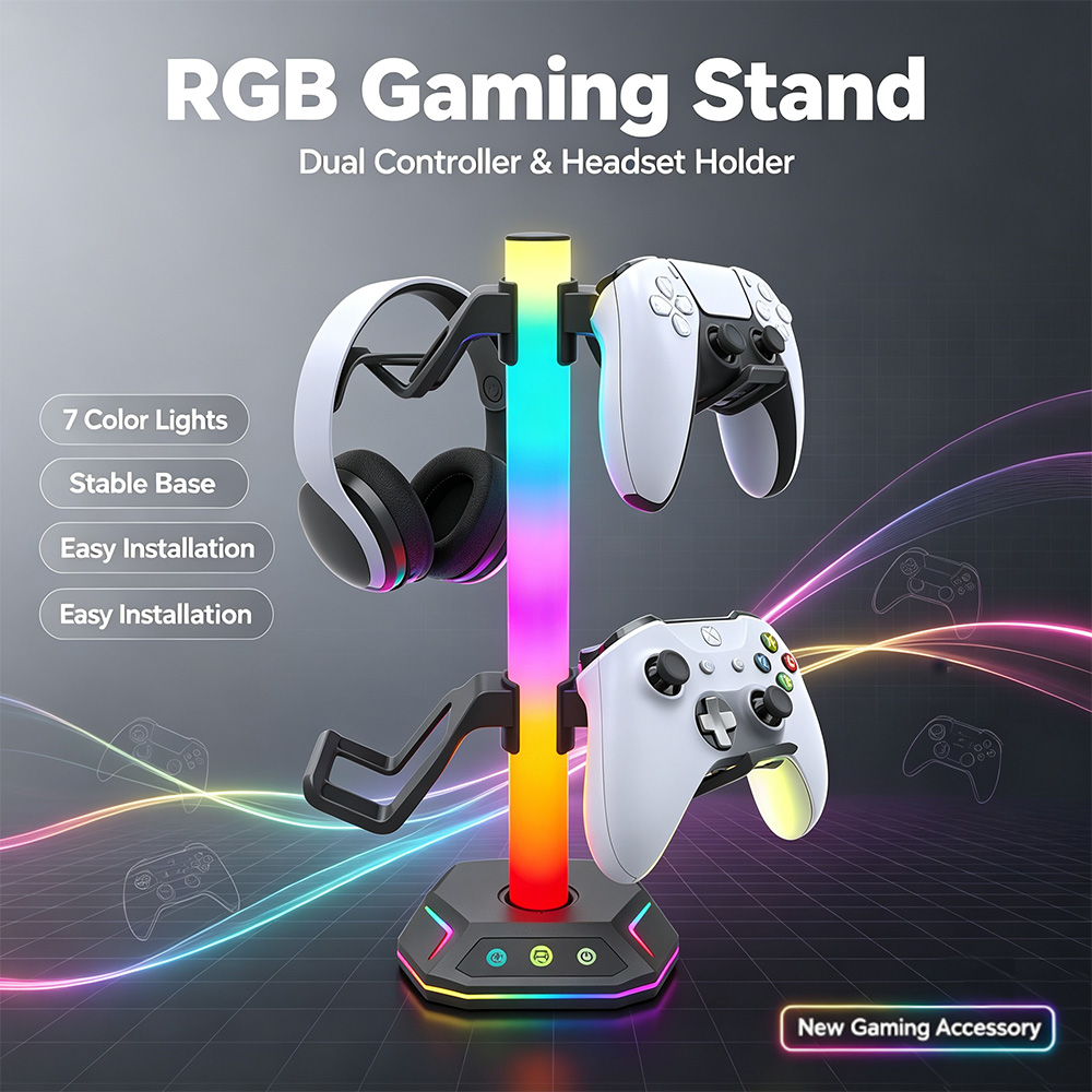 Gaming Headphone Accessories - Playstation5 Denetleyici Tutucu Kulaklık Askısı Aksesuarları