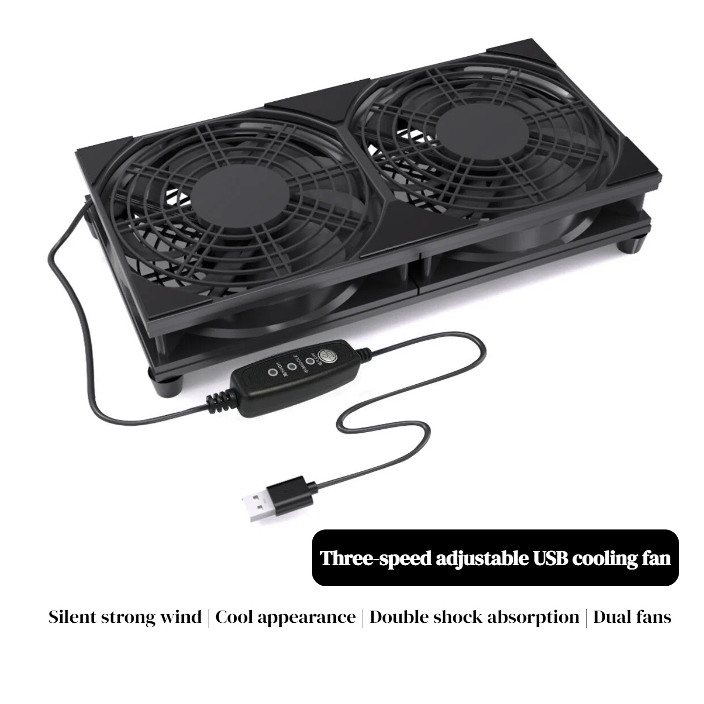 Fan Hub Rgb Controller - 3 Hız Kontrollü Çift USB Soğutma
