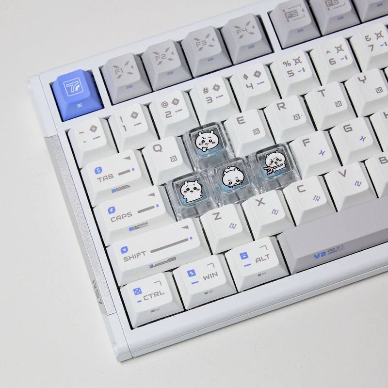 Gaming Accessories Decor - Chiikawa 4 Adet El Yapımı Şeffaf