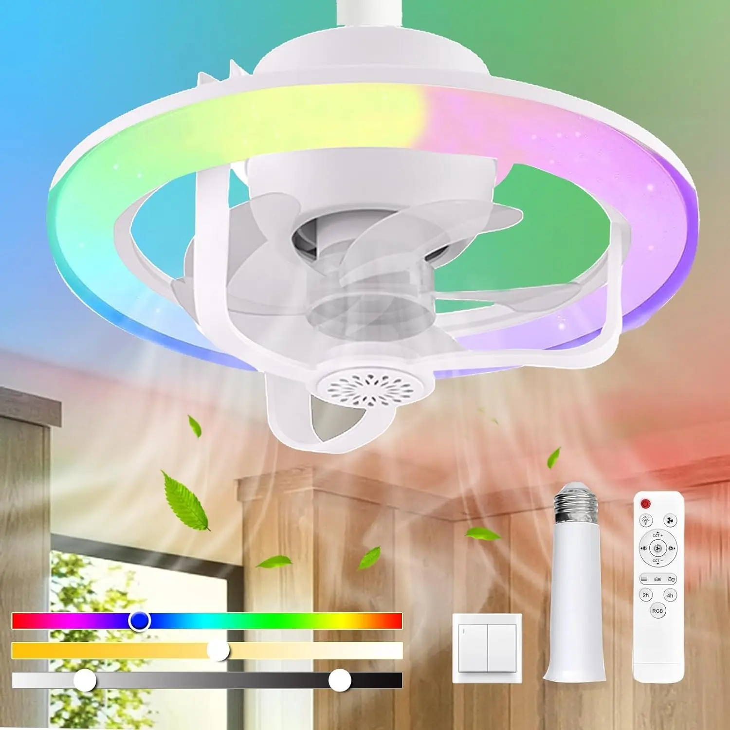 Fan Hub Rgb Controller - E27 tavan vantilatörü ampulü LED ışık