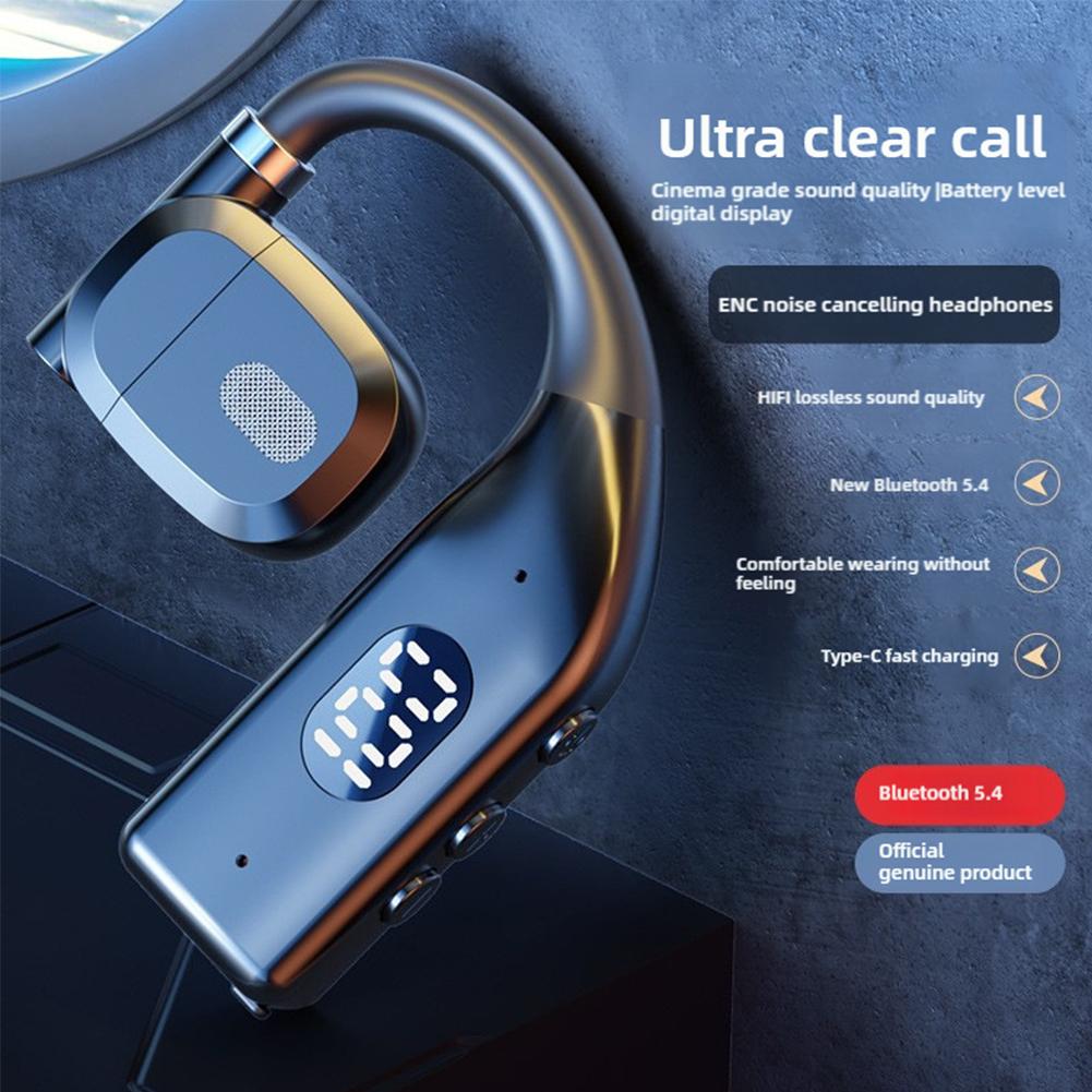Gaming Accessories Headset - Kulak kancalı kablosuz Bluetooth 5.4 kulaklık