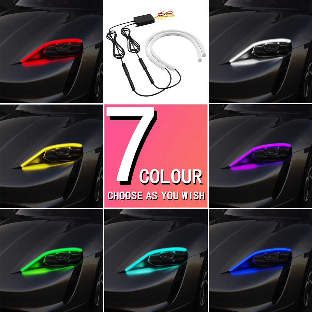 2 adet DRL araba LED gündüz fa - Rgb Hub Sync incelemesi ve fiyatı