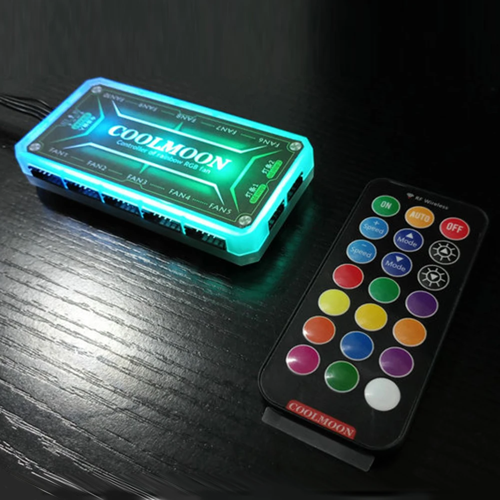 COOLMOON ARGB denetleyici 12V  - Fan Hub Rgb Controller incelemesi ve fiyatı