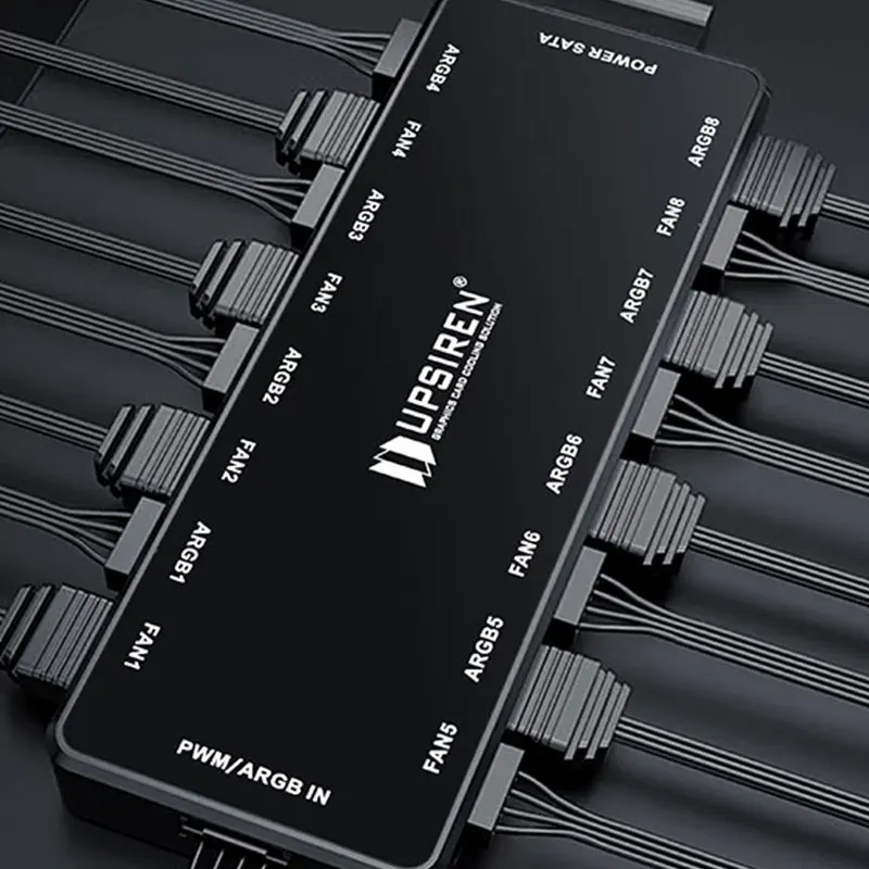 UPSIREN HU-8 şasi Fan Hub,8 ta - Fan Hub Rgb Controller incelemesi ve fiyatı