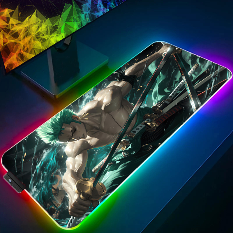 TEK PARÇA Zoro Mouse Pad RGB O - Gaming Accessories Anime incelemesi ve fiyatı