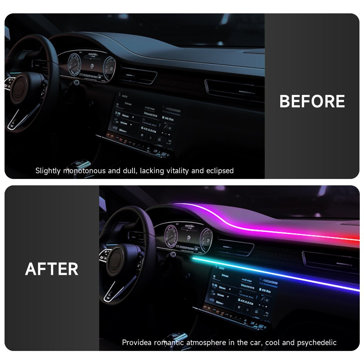 Araba LED ortam ışığı USB 64 r - Rgb Hub Sync incelemesi ve fiyatı