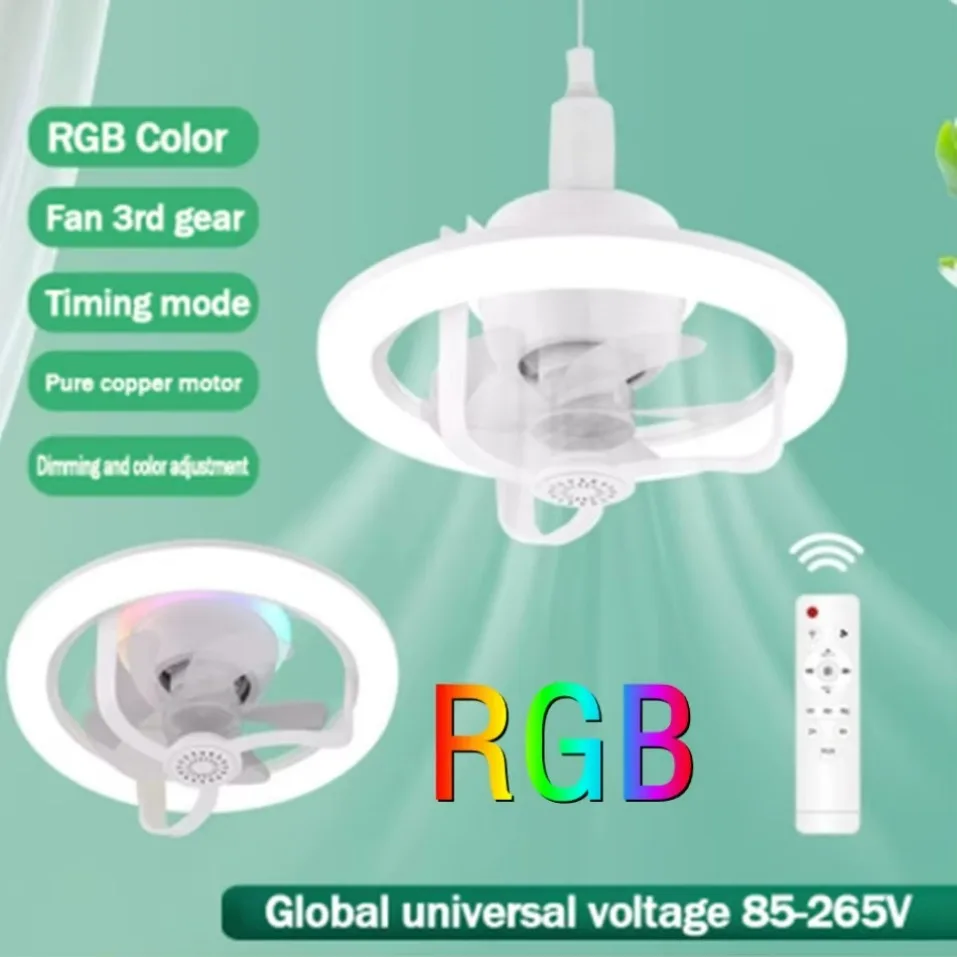 360 ° Dönen E27 tavan vantilat - Fan Hub Rgb Controller incelemesi ve fiyatı