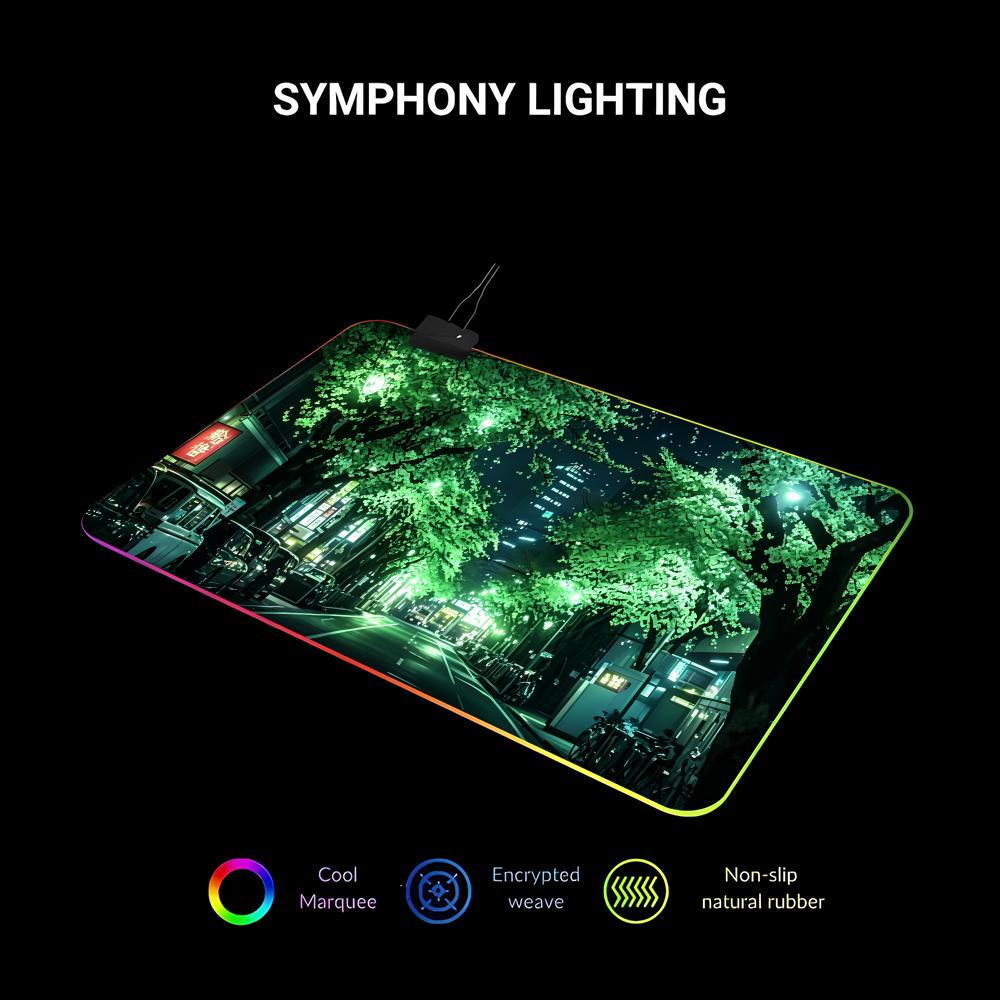 RGB Mouse Pad Japon Sokak Mor  - Gaming Accessories Officeworks incelemesi ve fiyatı